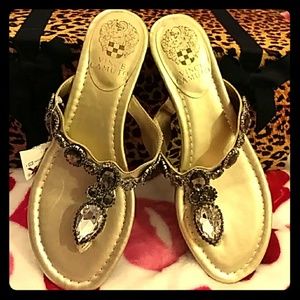 Vince Camuto Beaded Sandals
